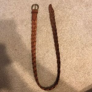L.L. Bean Light Brown Braided Belt